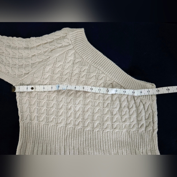 Asos Asymmetrical Neckline Sweater in Cream - Picture 14 of 14
